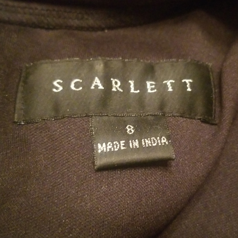 Scarlett black beaded evening dress size 8 - Picture 5 of 5